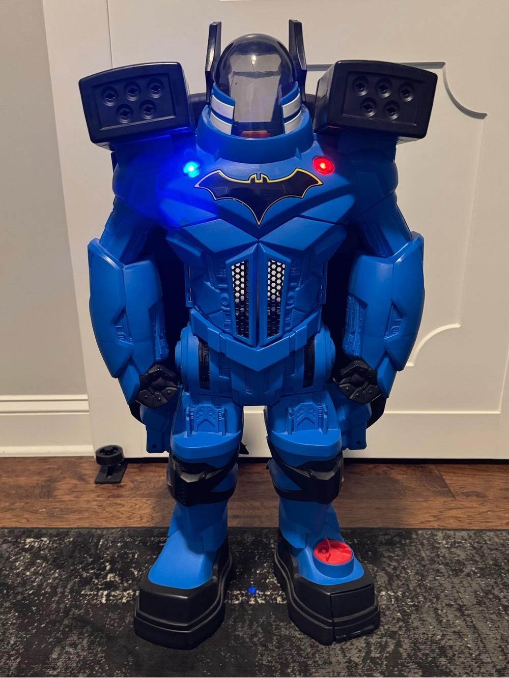 Imaginext Batman Batbot Xtreme 28in Giant Robot Lights, Sounds & Wings WORK 2017